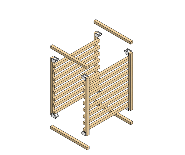 Daiso pillbox small component rack
