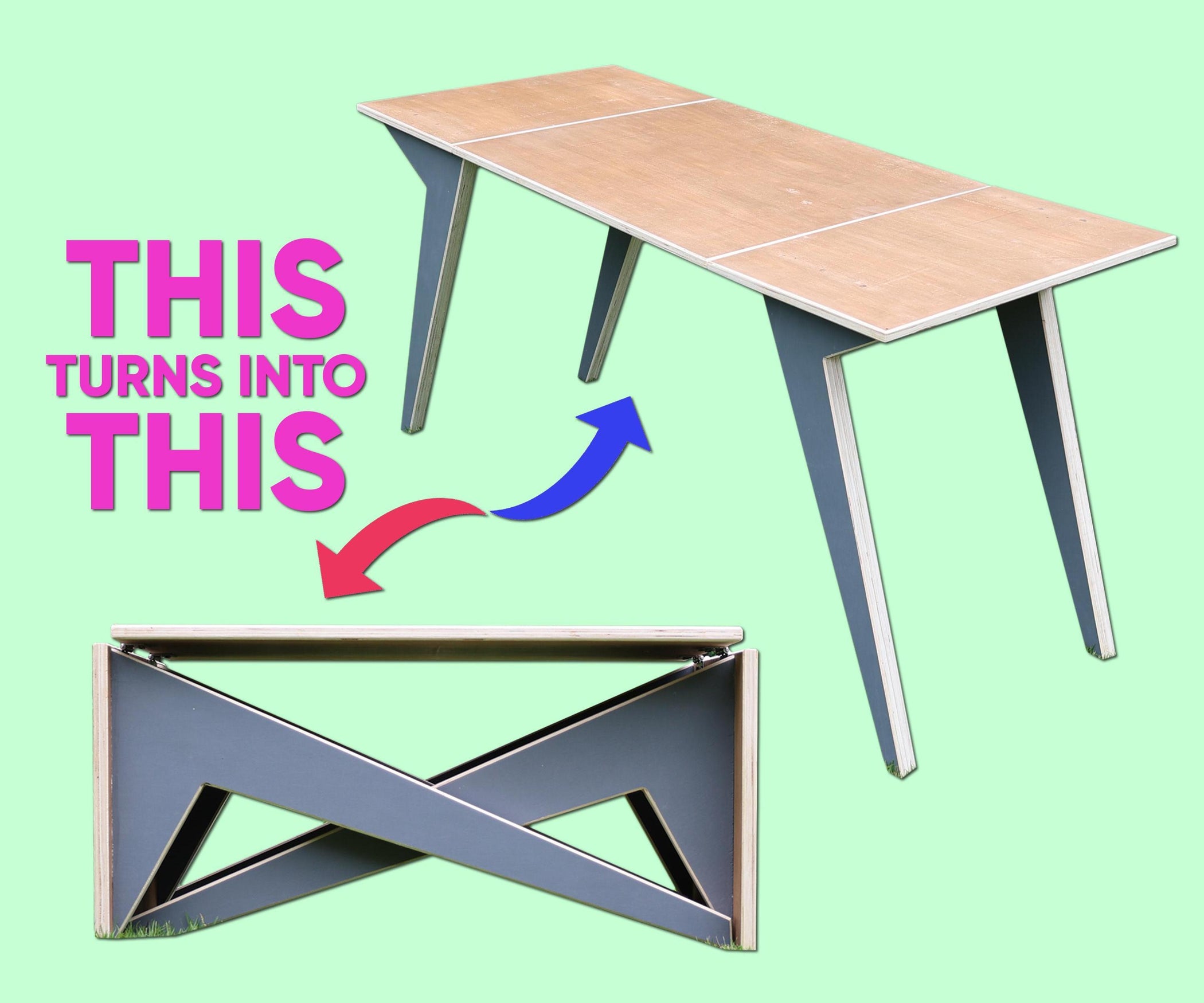 Convertible Plywood Coffee Table 5 Steps (with Pictures) Instructables
