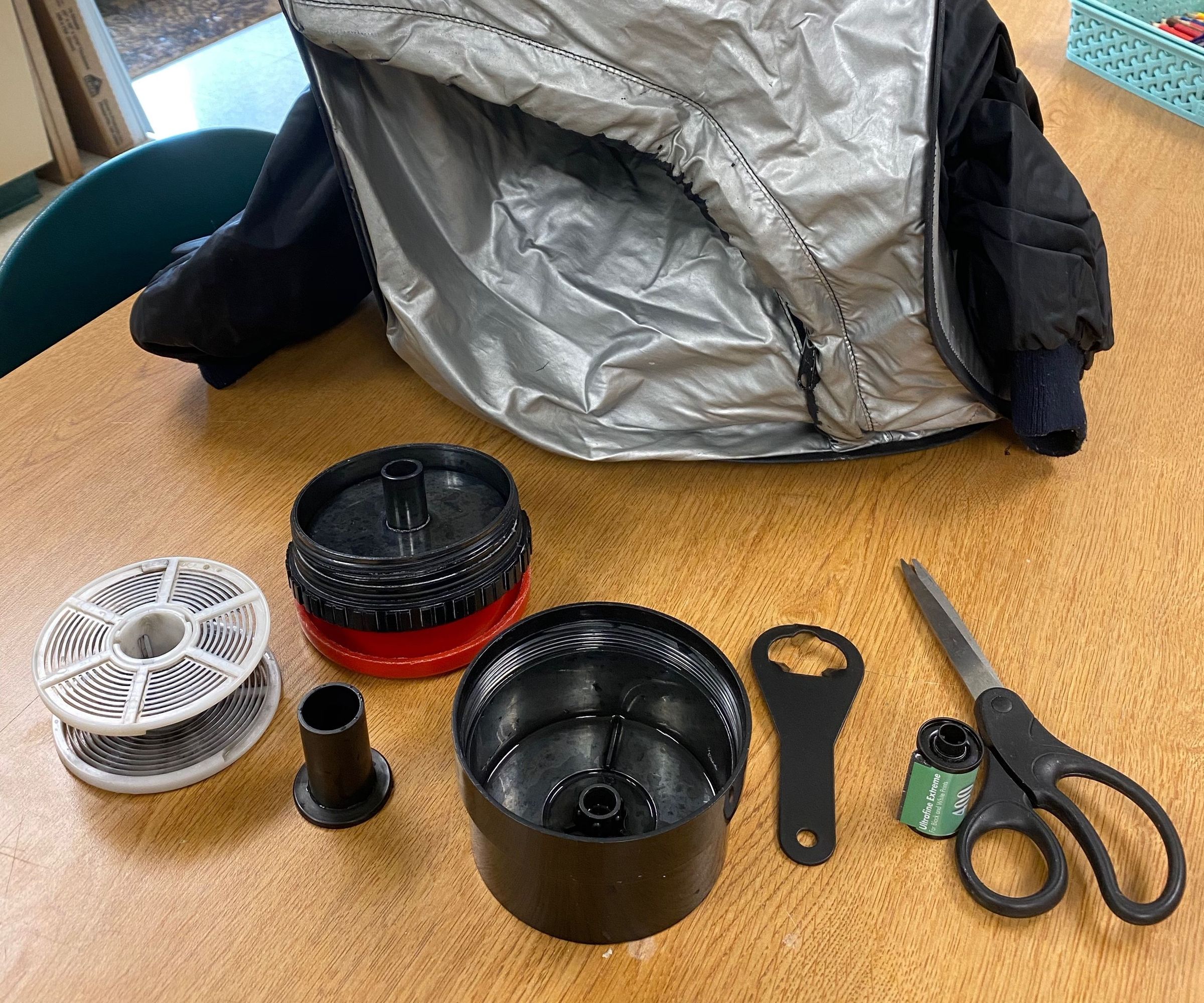 Loading Film Into Developing Tanks