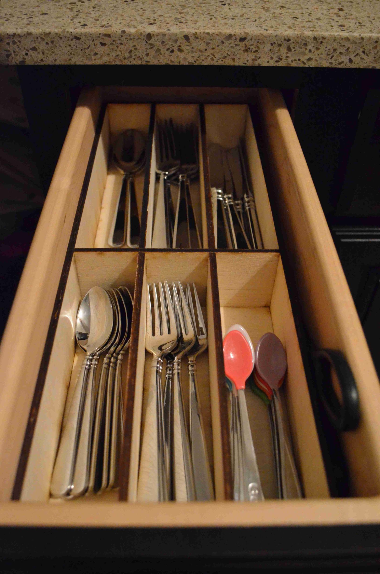 Laser Cut a Custom Drawer Caddy