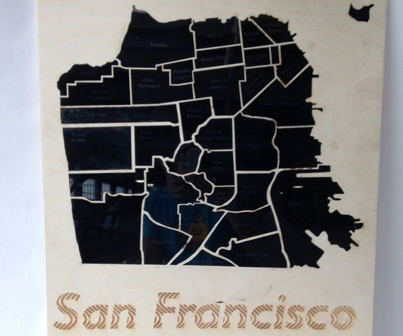How to Make a Laser Cut Map of San Francisco