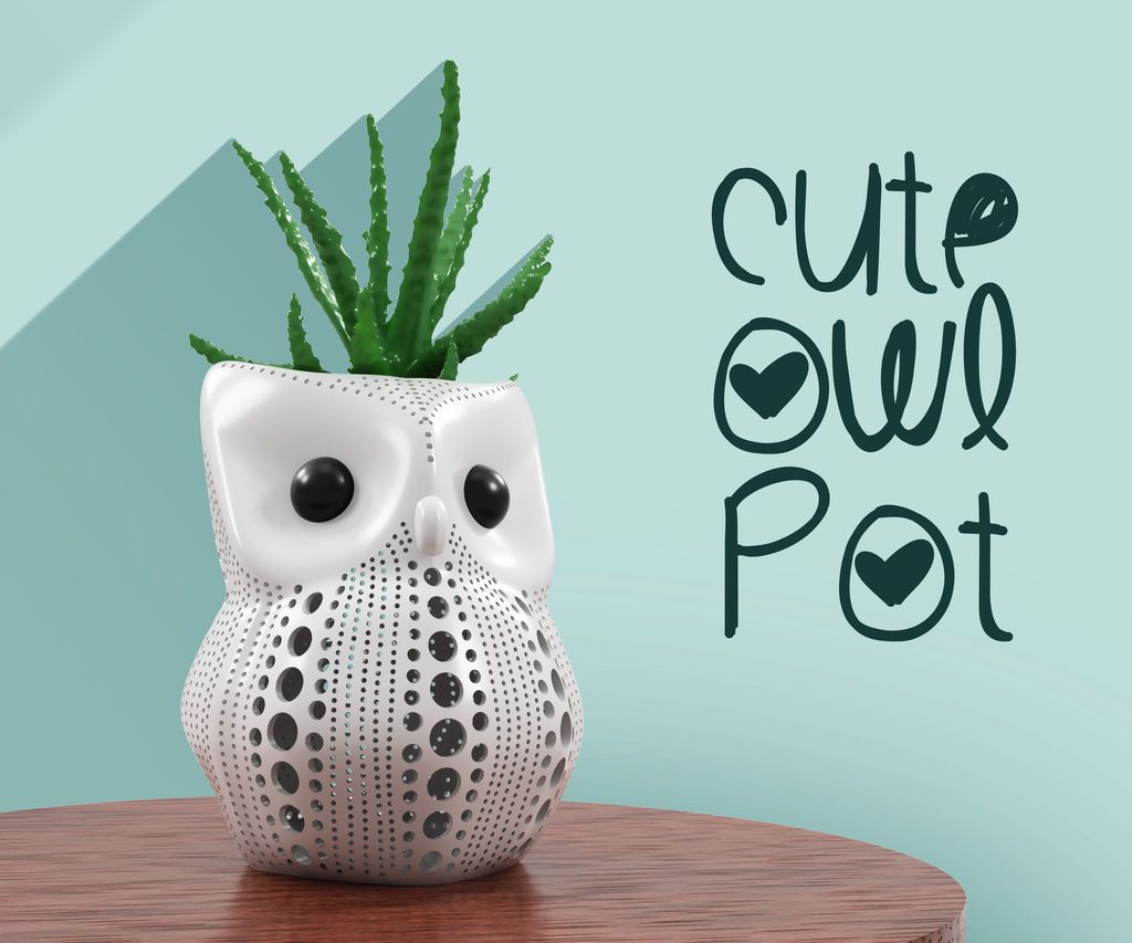 Cute Owl Pot for Succulents 21 Steps (with Pictures) Instructables