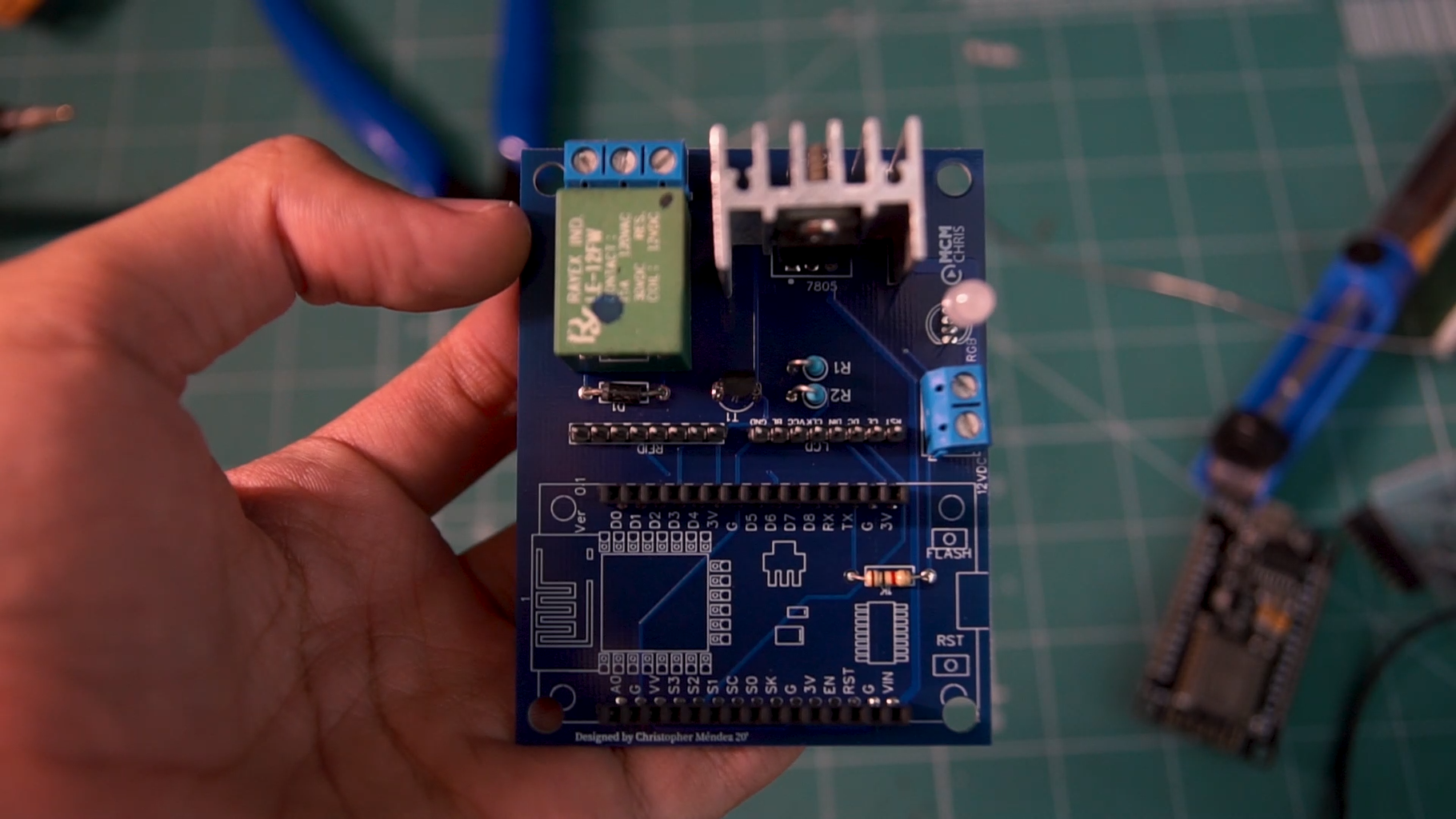 RFID Smart Door Lock With ESP8266 8 Steps Circuit Diagram
