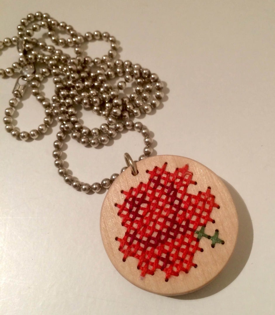 Create Your Own Cross Stitch Necklace
