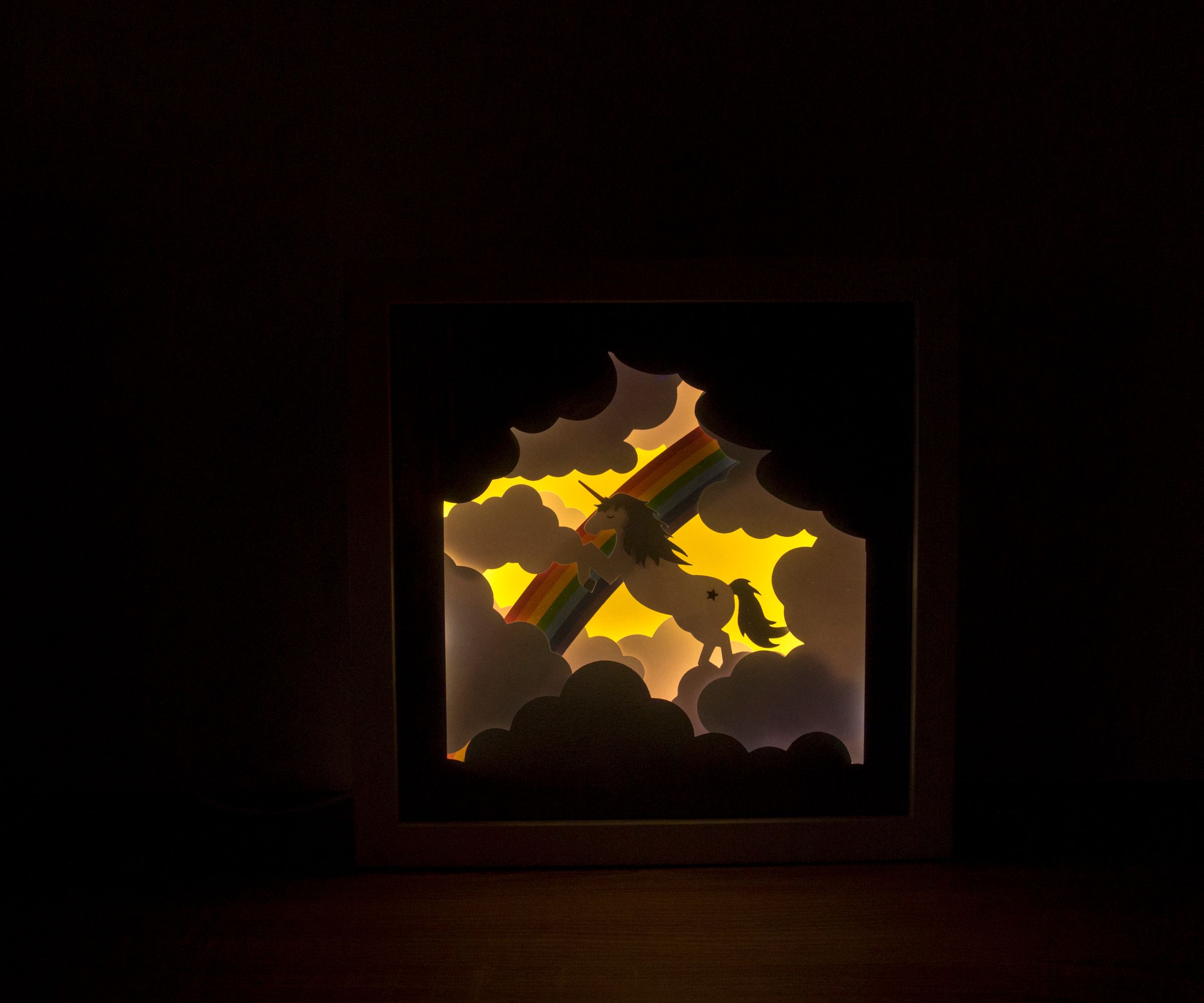 Unicorn Lighted Frame