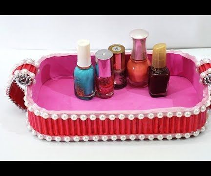 How to Make a DIY Paper Tray Out of Waste Cardboard?