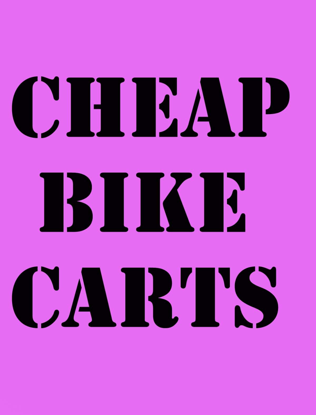 CHEAP BIKE CARTS AND HITCHS