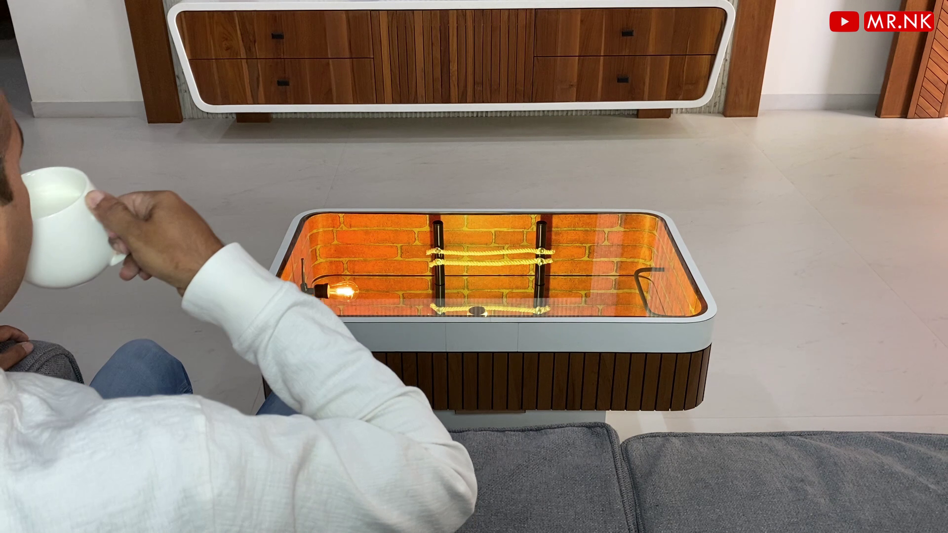 Building a Coffee Table With Endless Depth! (Infinity Illusion) : 12 ...