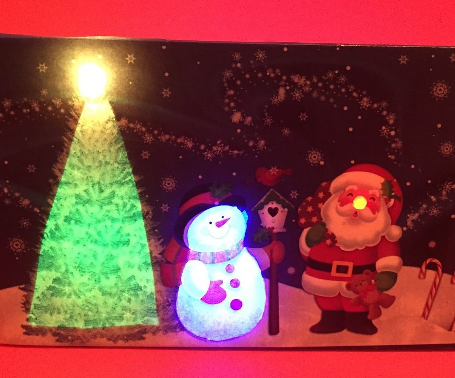 Animated LED Holiday Scene