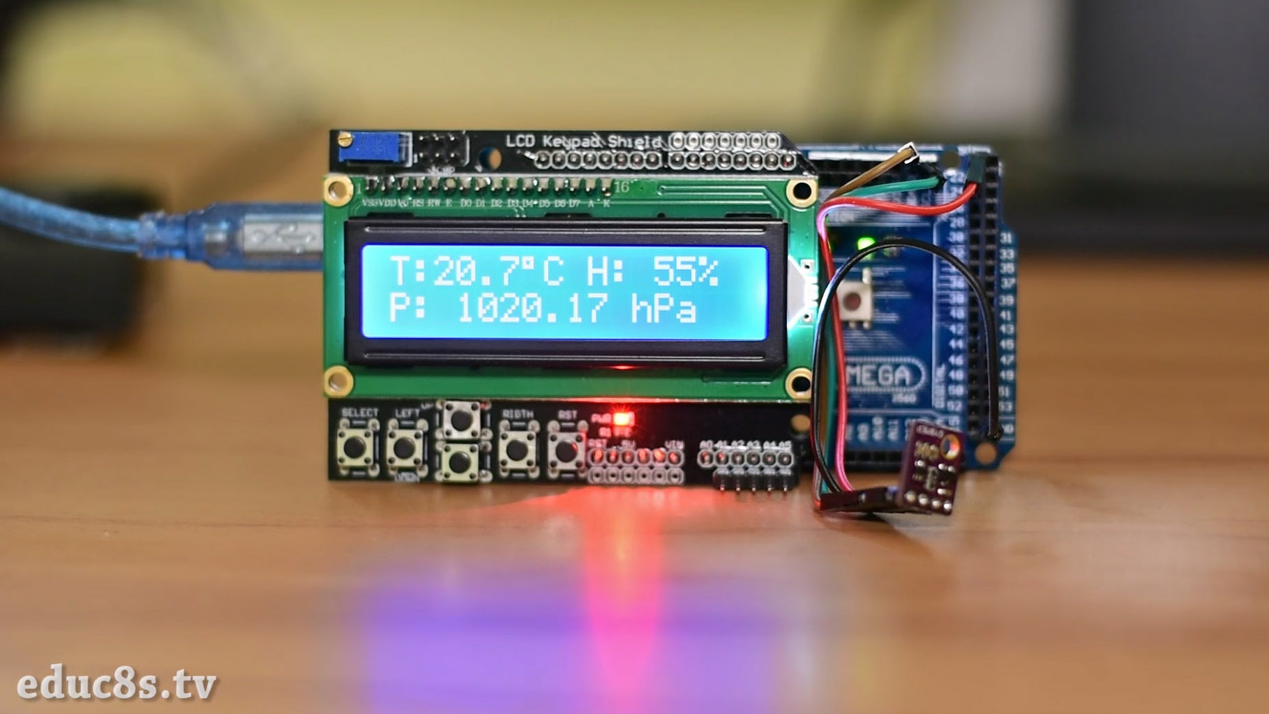 Arduino Easy Weather Station With BME280 Sensor : 6 Steps (with ...