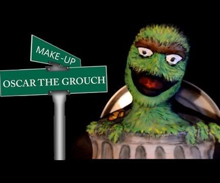 Oscar the Grouch From Sesame Street Makeup
