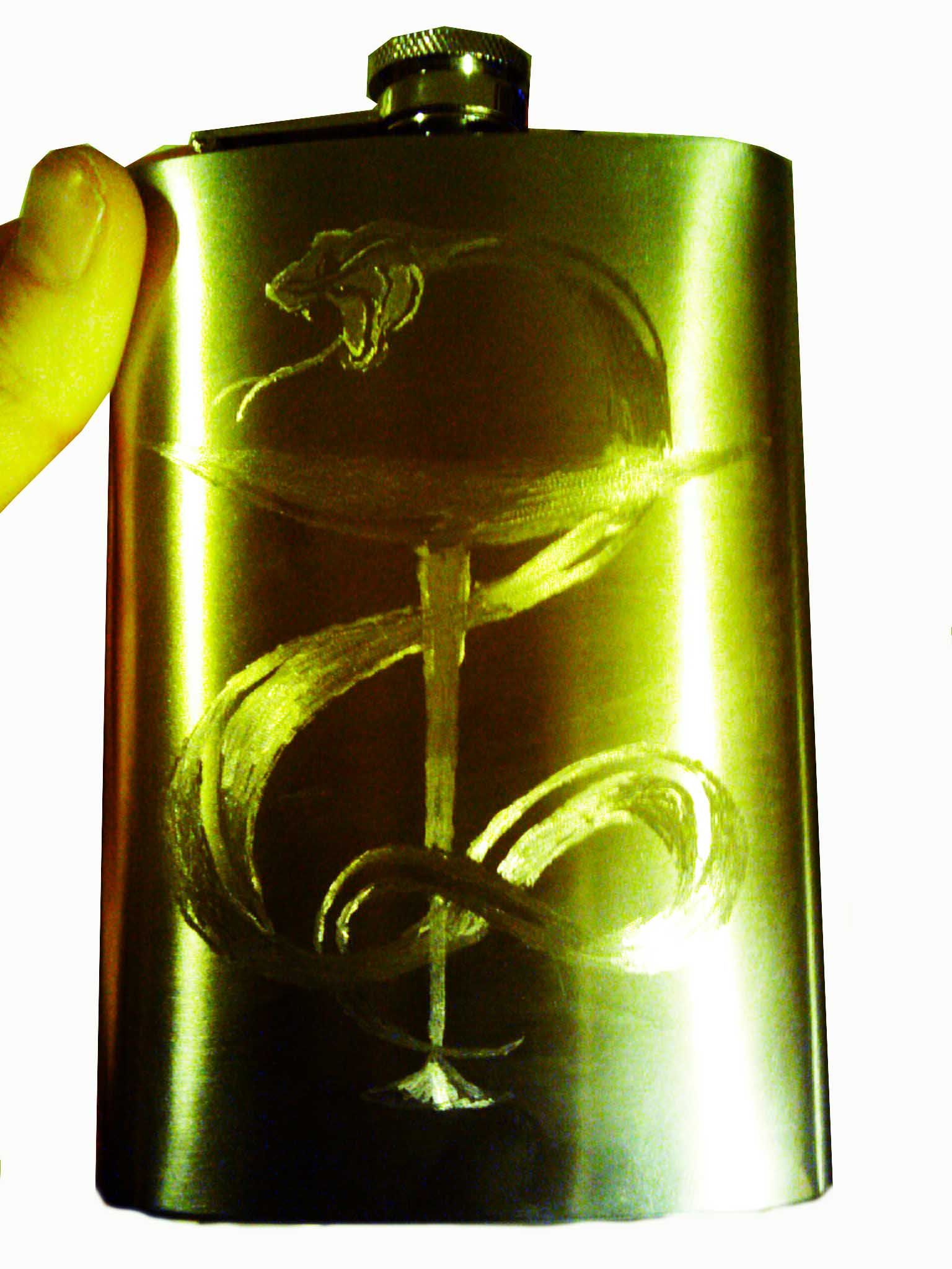 Flask Engraving