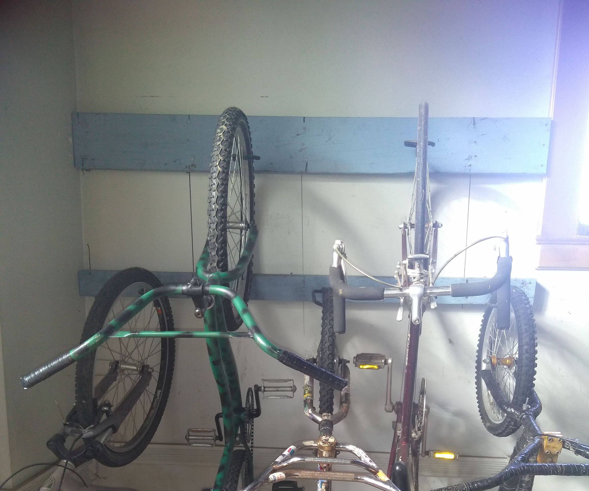 Easy bike storage