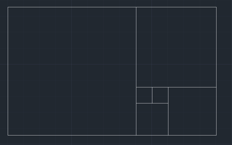 Fibonacci Sequence AutoCad