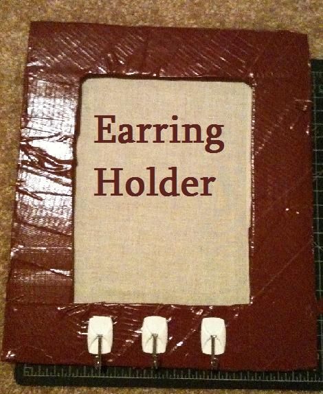 Earring Holder (made From Cardboard)