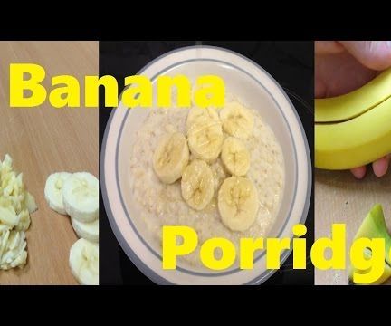 Banana Porridge Oatmeal