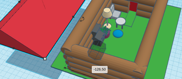 TinkerCAD Log Cabin