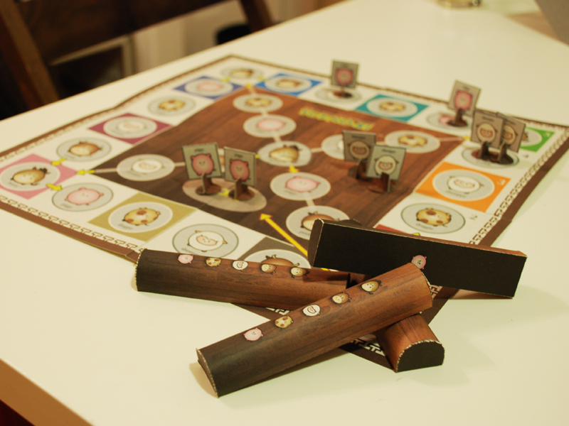 Holiday gift - Korean board game, 'Yut-no-ri'