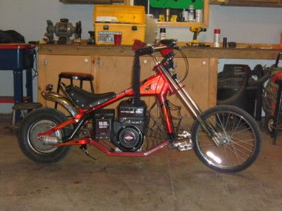 Walmart Bicycle Converted to a  Chopper Minibike