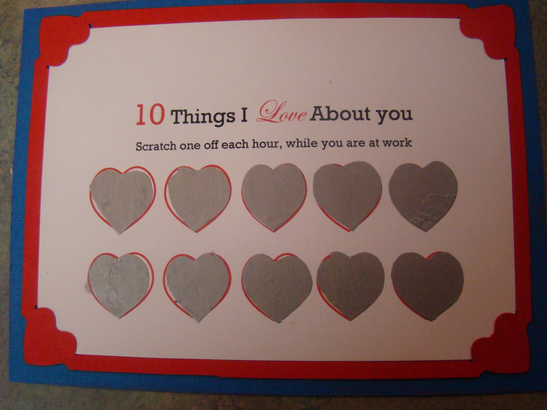 How to Make a Scratchoff Valentine 16 Steps (with Pictures