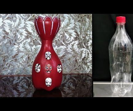 How to Make Vase From Plastic Bottle 