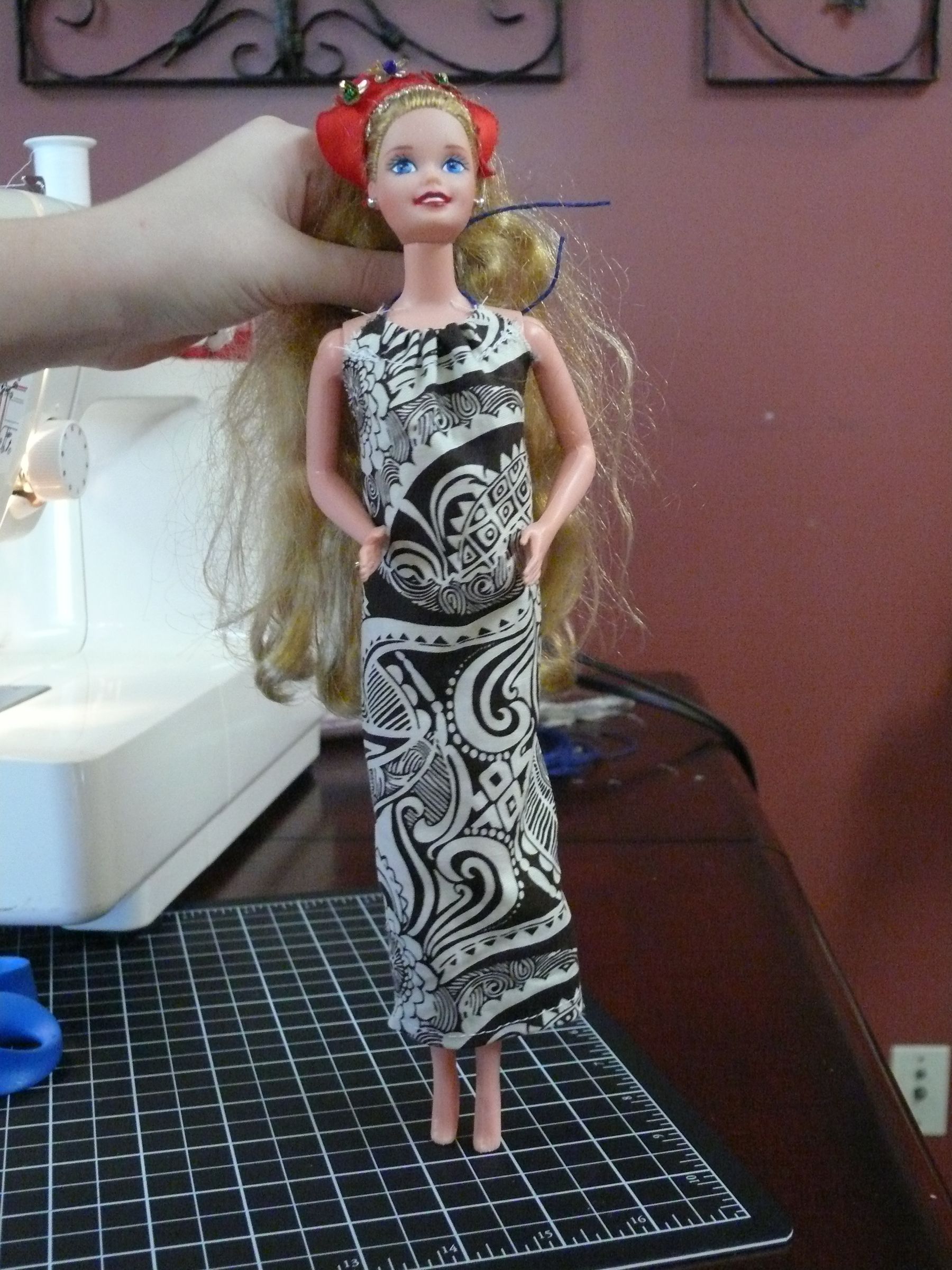 Fashion Doll Halter Dress