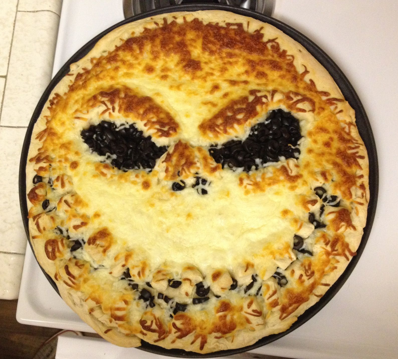 Jack Skellington Pizza