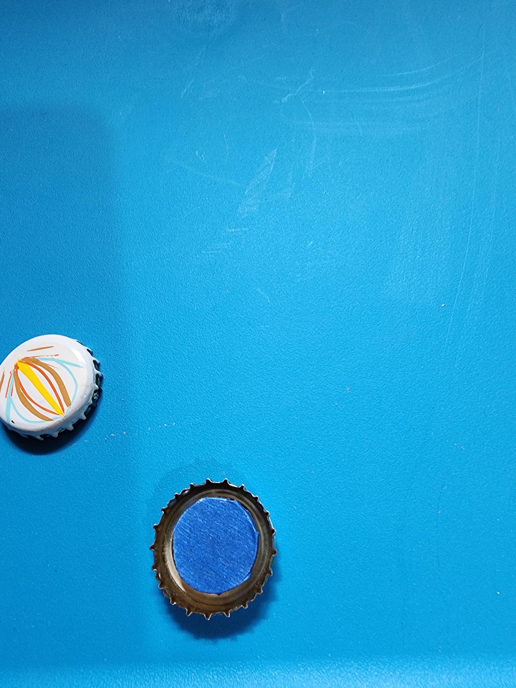 Painting Hack for Bottle Cap 5 Steps Instructables
