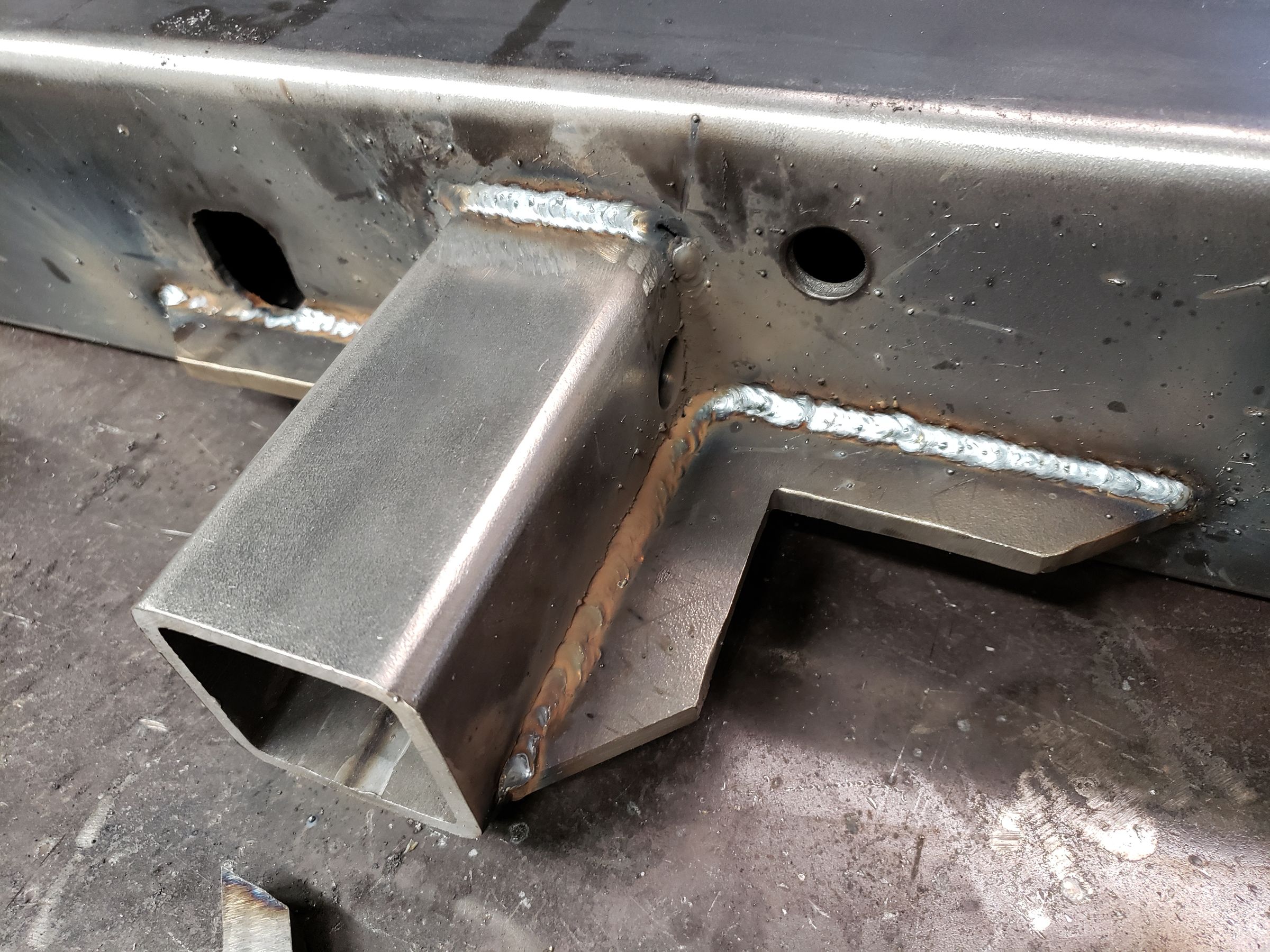 Custom Off Road Rear Bumper With Hitch 6 Steps (with Pictures