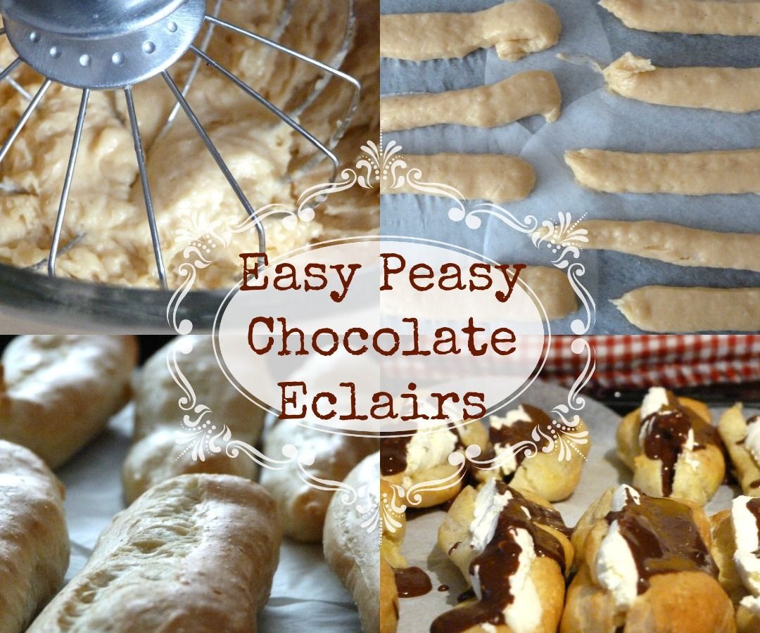 Easy Peasy Chocolate Éclairs