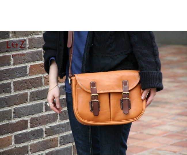 Leather Messenger Bag