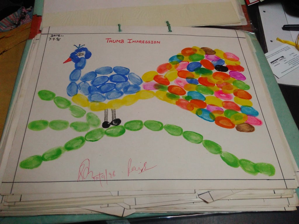 Thumb Impression Painting (with Pictures) - Instructables