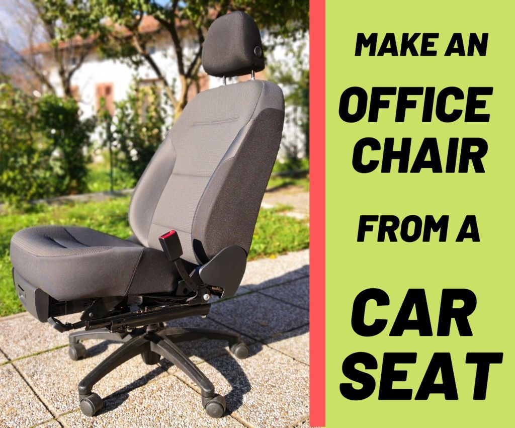 Convert a Car Seat Into the Coolest Office Chair Ever 10 Steps (with