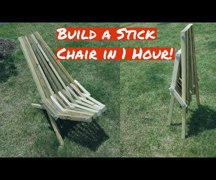 Build a Stick Chair in 1 Hour!!
