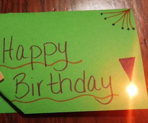 Glowing Greeting Card