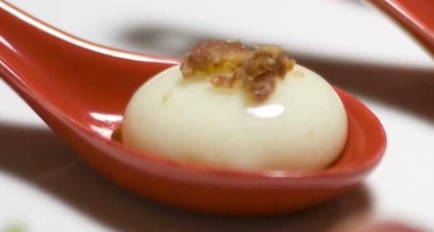 Molecular Gastronomy - Goat's Cheese Ravioles