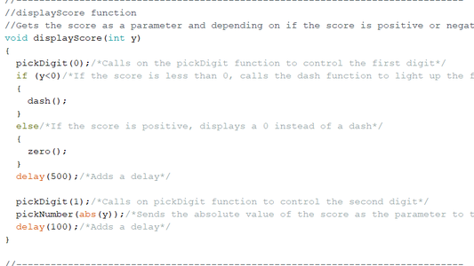 Coding: Part 4 (Functions for Displaying the Score)