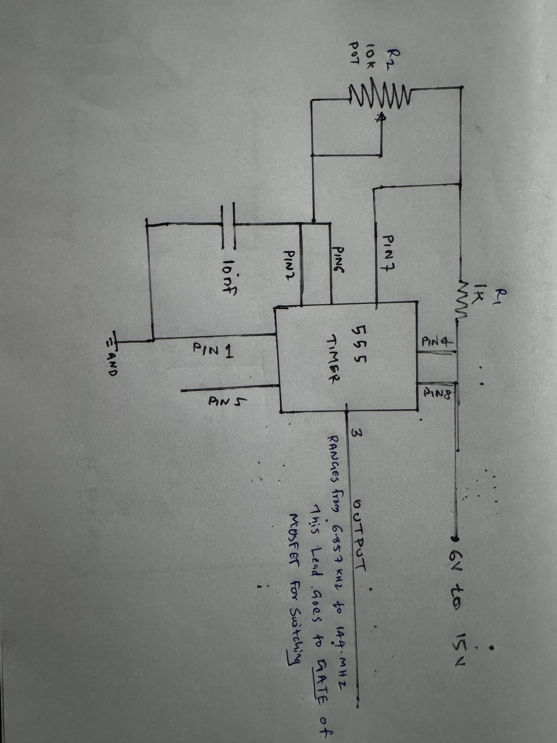 Build a Variable Frequency NE555 Oscillator (6.8 kHz – 144 kHz