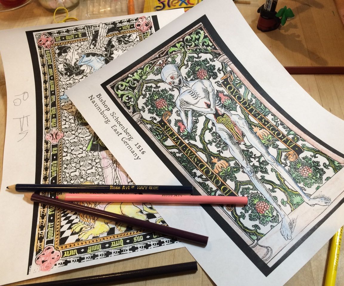 Medieval Coloring Book
