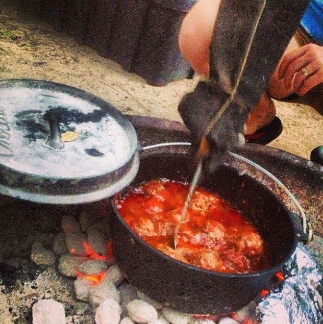 Dutch Oven Meatballs