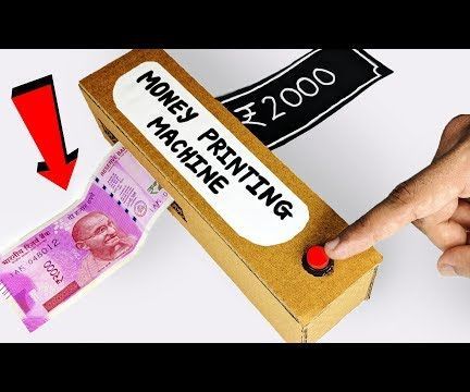 How to Make Money PRINTING Machine From Cardboard DIY at Home