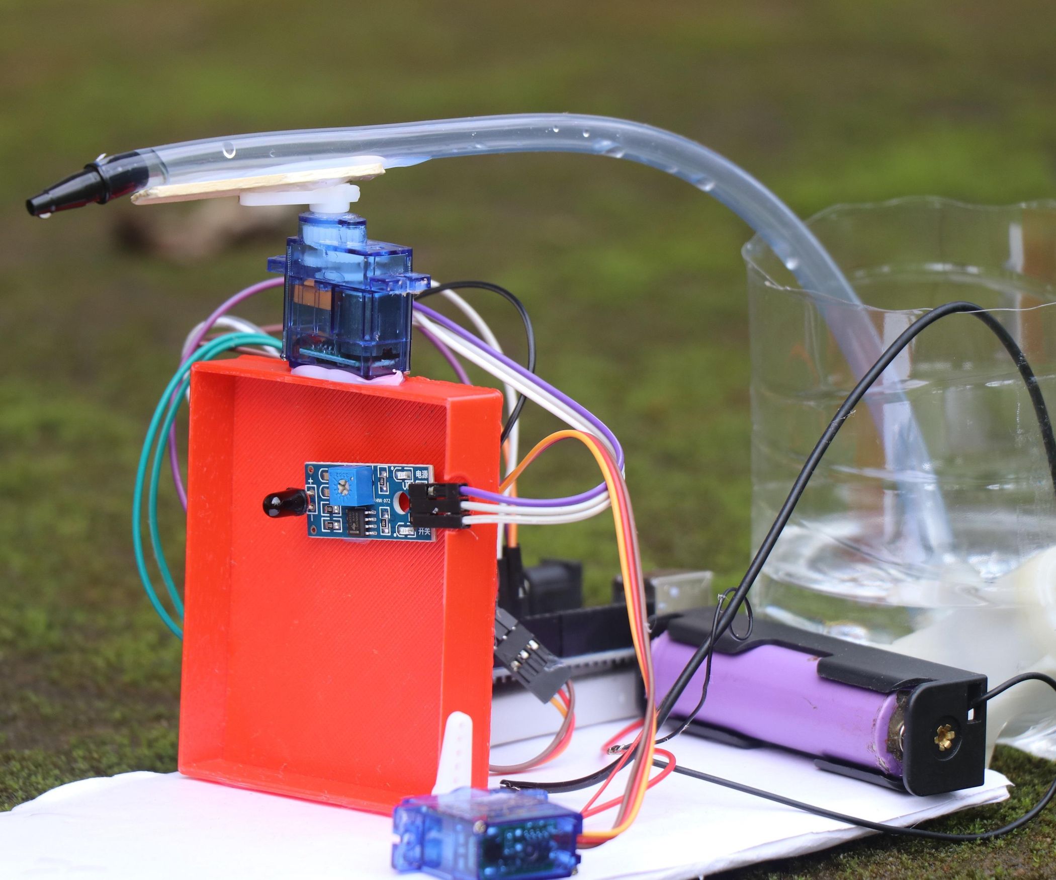 Arduino Fire Fighting Robot With Auto Extinguisher : 6 Steps (with ...