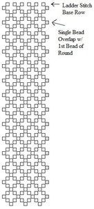 Bead Weaving: Chenille Stitch Graph Paper (Updated)
