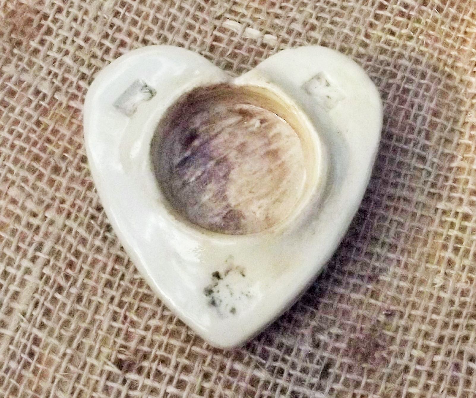 Clay Heart Tealight Holder