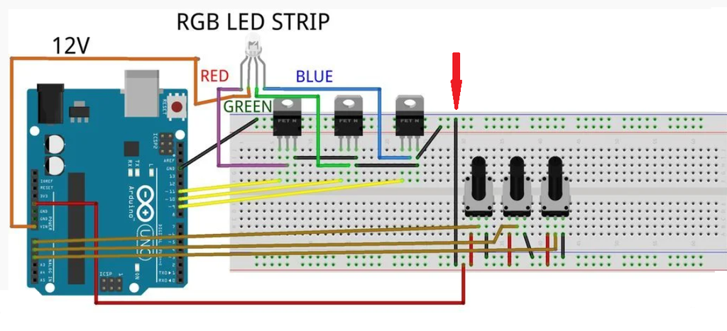 Driving RGB LED Strip Using Arduino : 4 Steps - Instructables