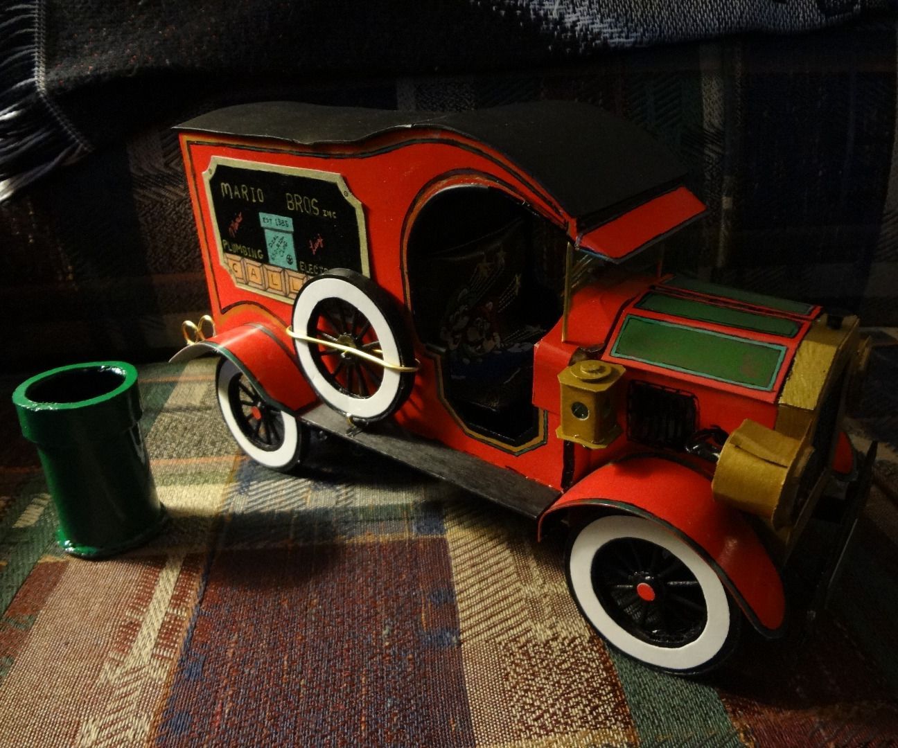Electric Pulley Driven Mario Bros Model T.