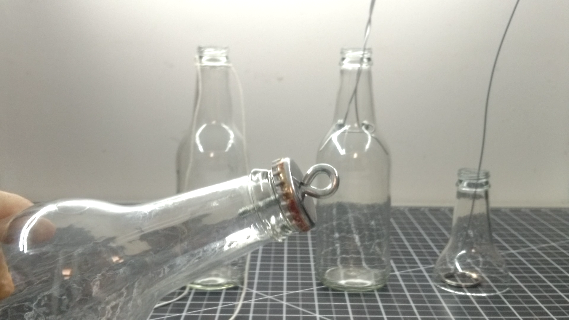 Hang a Glass Bottle 4 Ways 6 Steps Instructables