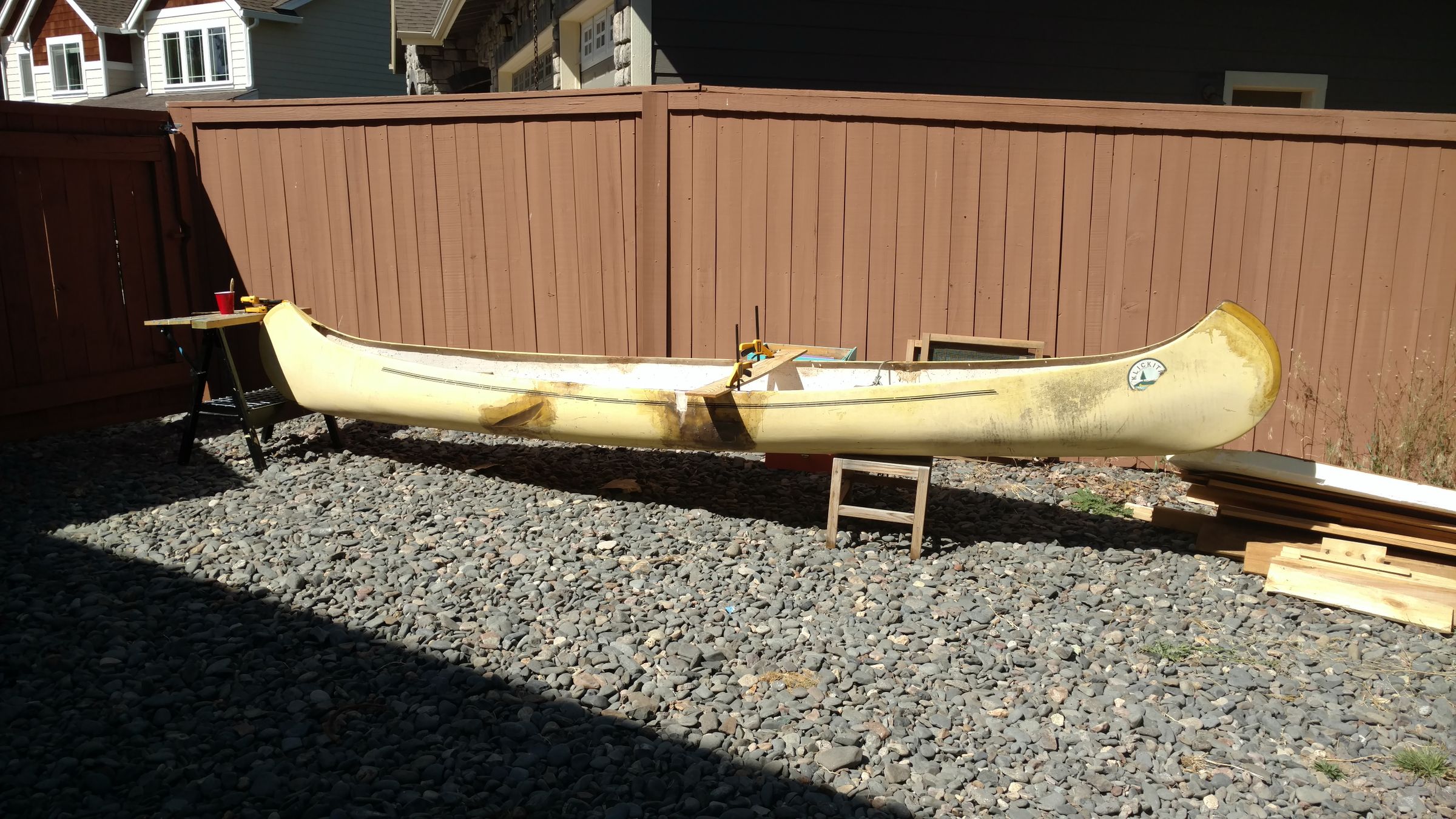 Klickitat Fiberglass Canoe Restoration 9 Steps (with Pictures