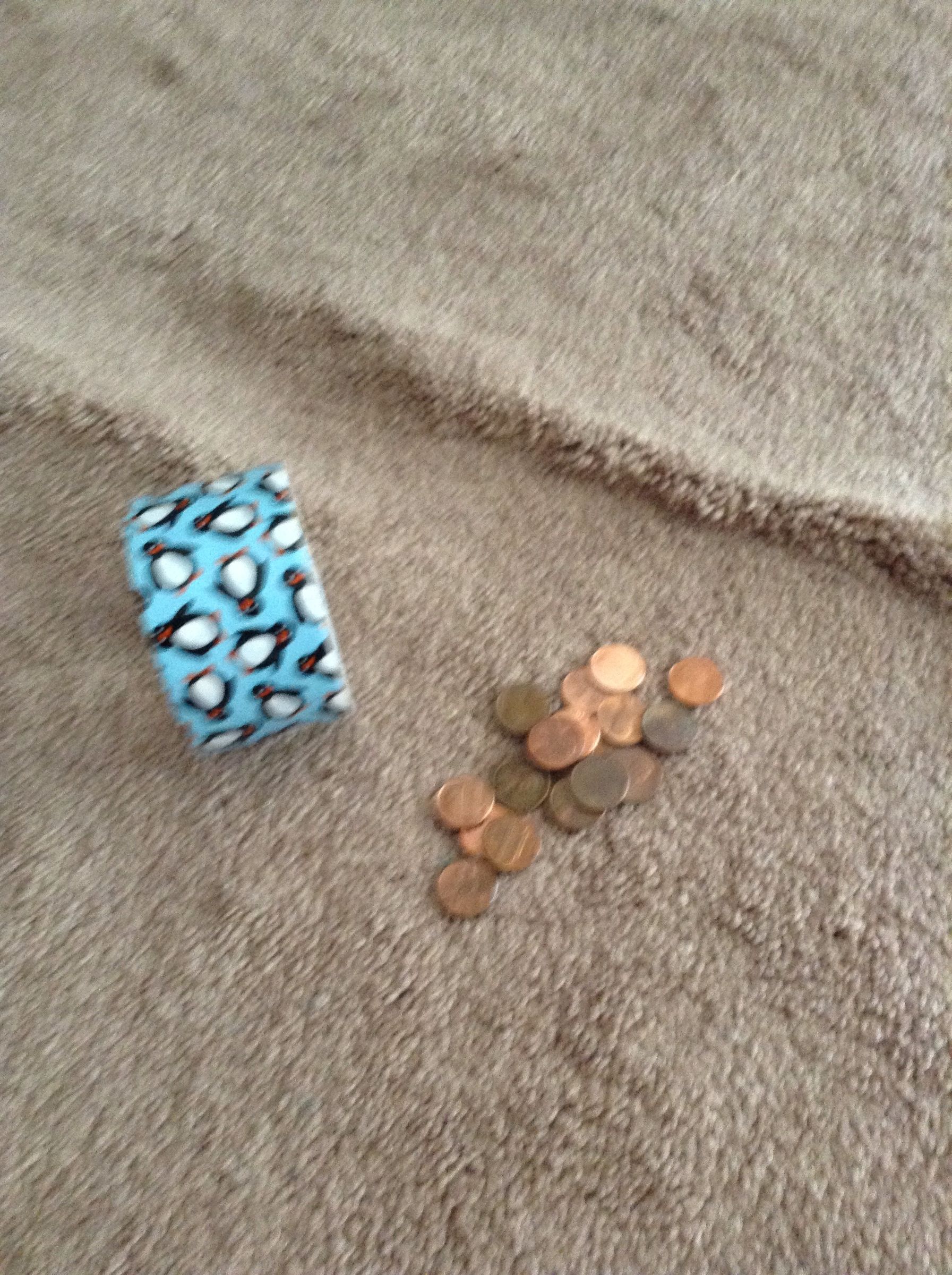 How to Make a Duct Tape Book Mark With Pennies