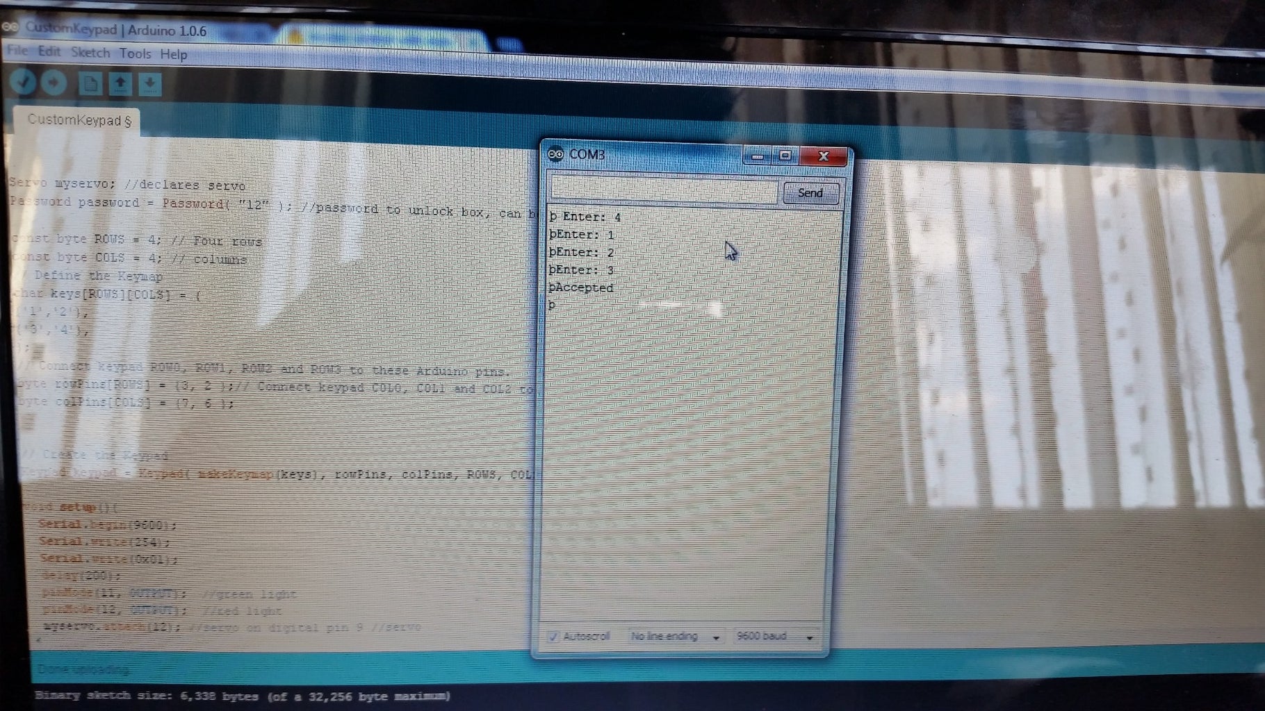 How to Make Keypad Password Using Arduino to Control Servo and Led ...